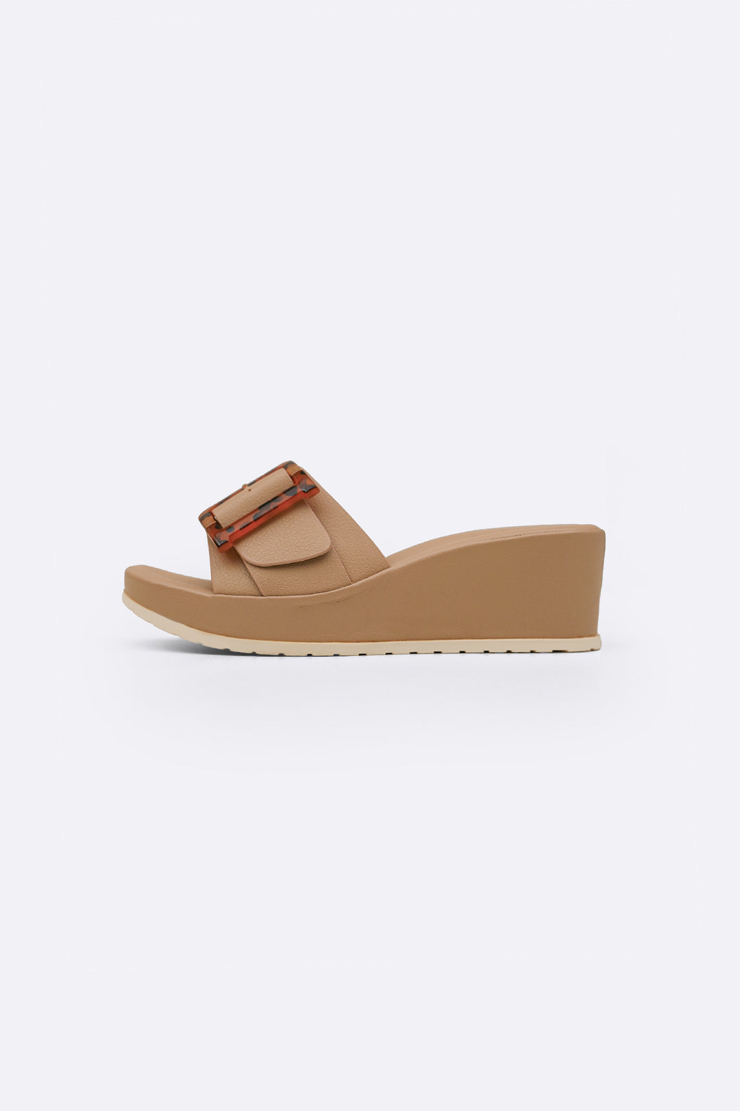 KHAKI LIGHTWEIGHT MAMA WEDGES