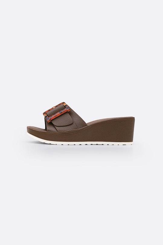 TAUPE LIGHTWEIGHT MAMA WEDGES