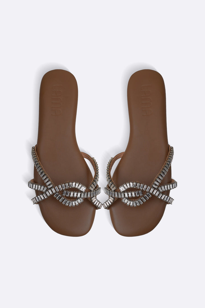 BROWN SOFT PARTY SLIDES