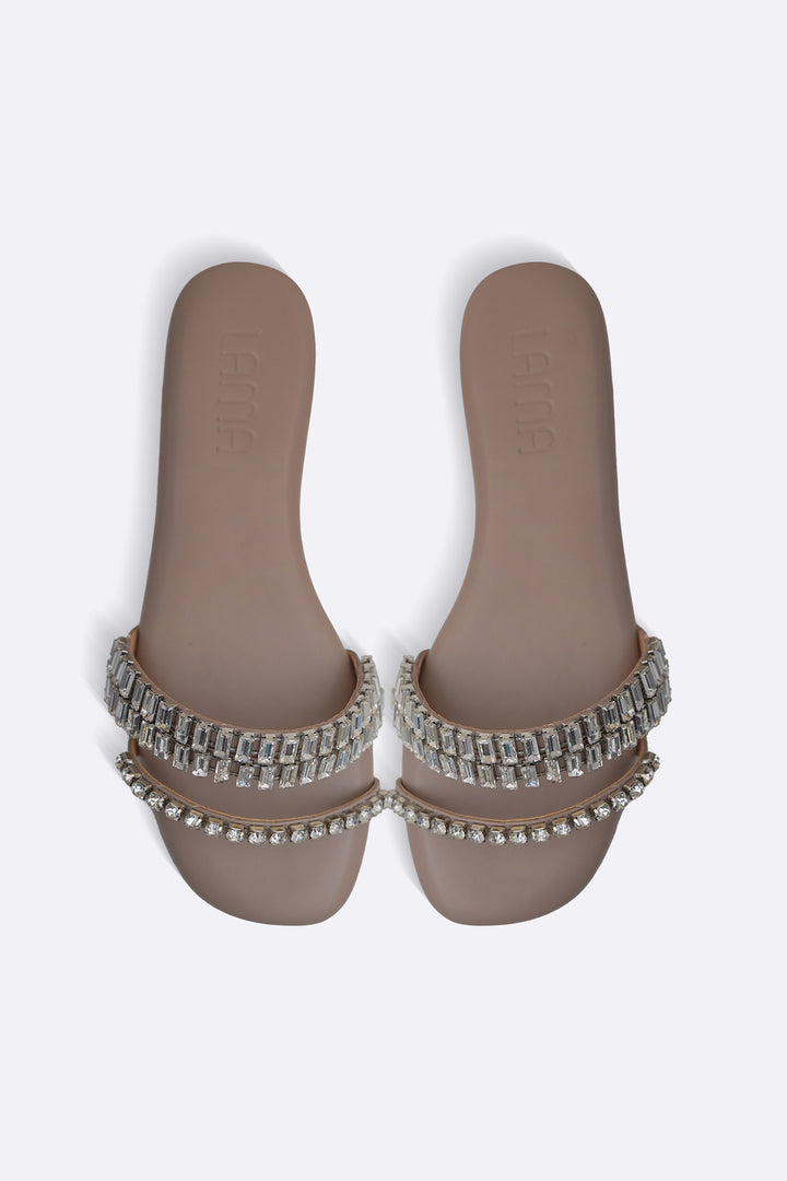 TAUPE CLOUD FESTIVE SLIDES