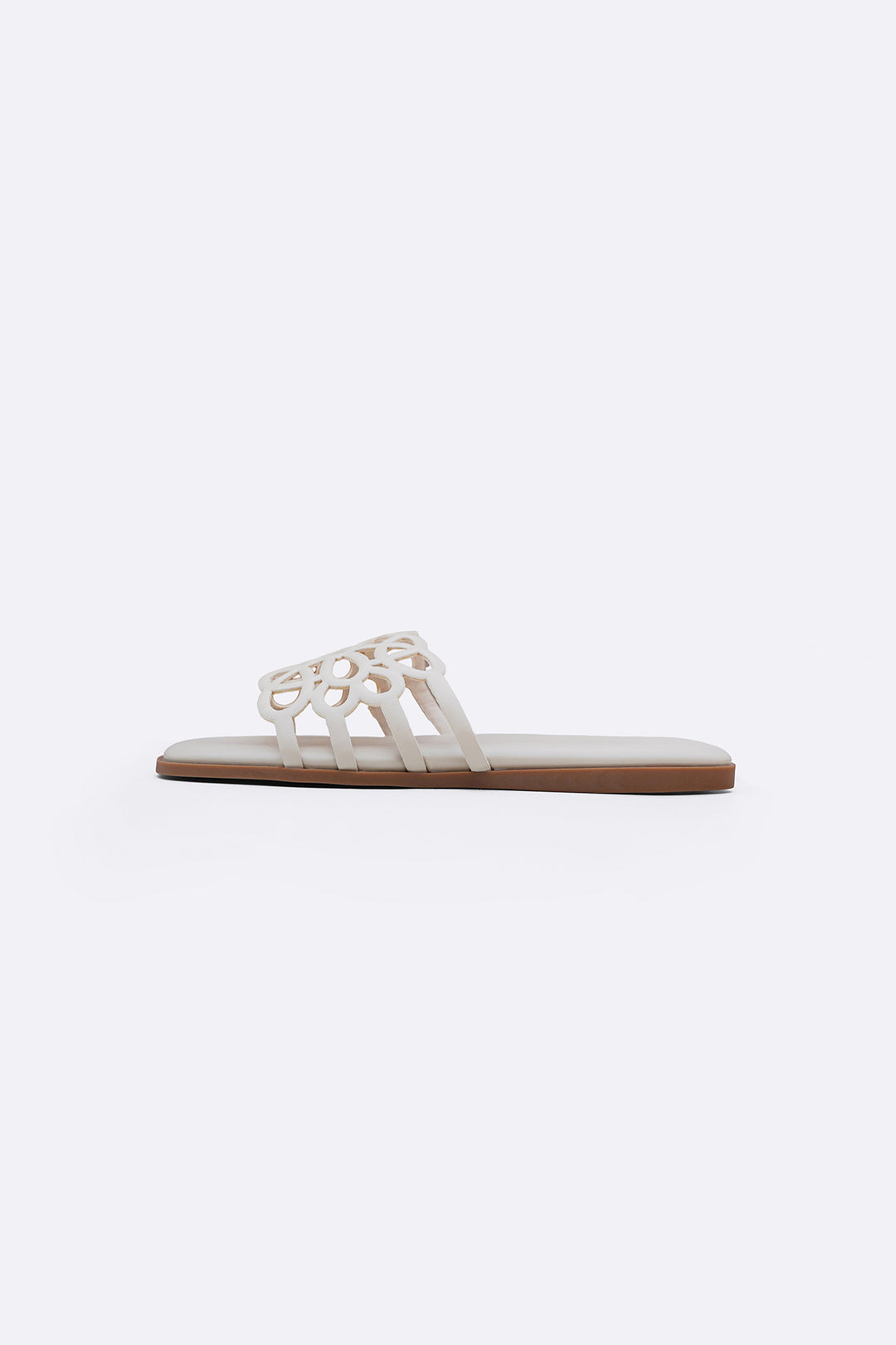 OFF WHITE SUN LOOP SLIDES