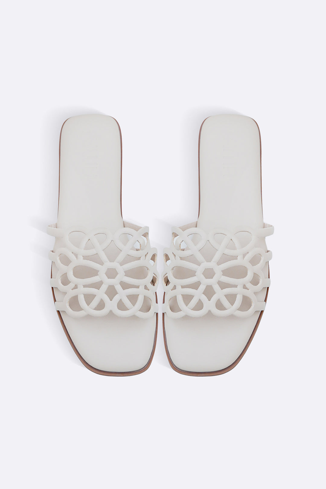 OFF WHITE SUN LOOP SLIDES