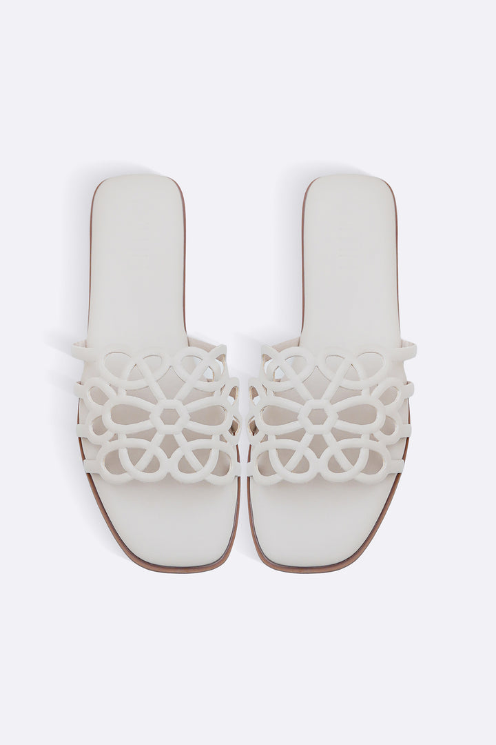 OFF WHITE SUN LOOP SLIDES