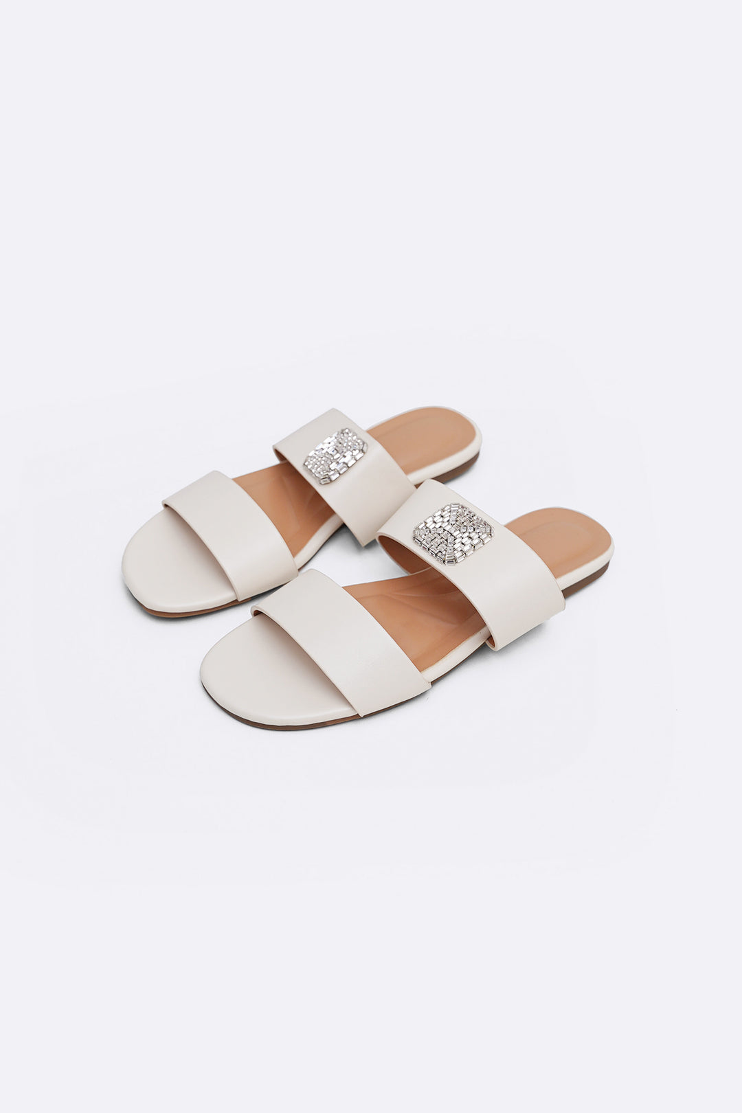 CREAM SOFT BROOCH SLIDES