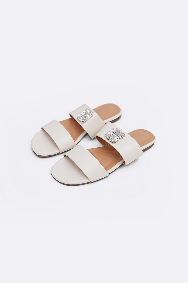 CREAM SOFT BROOCH SLIDES