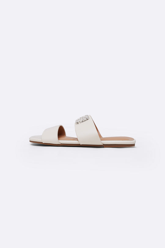 CREAM SOFT BROOCH SLIDES