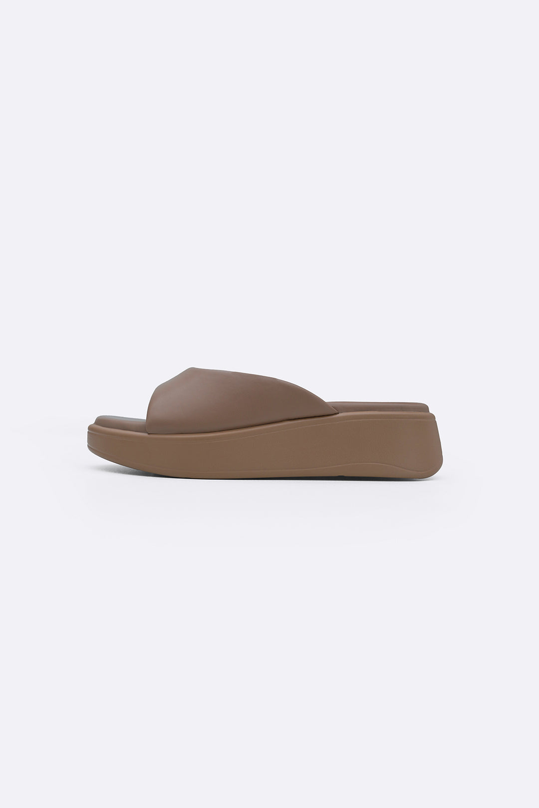DARK BEIGE CANDY MAMA SLIDES