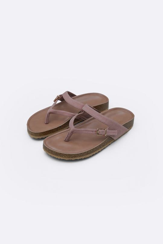 PINK CALA FLIP FLOPS