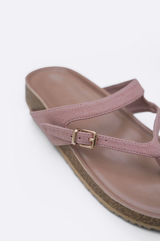PINK CALA FLIP FLOPS