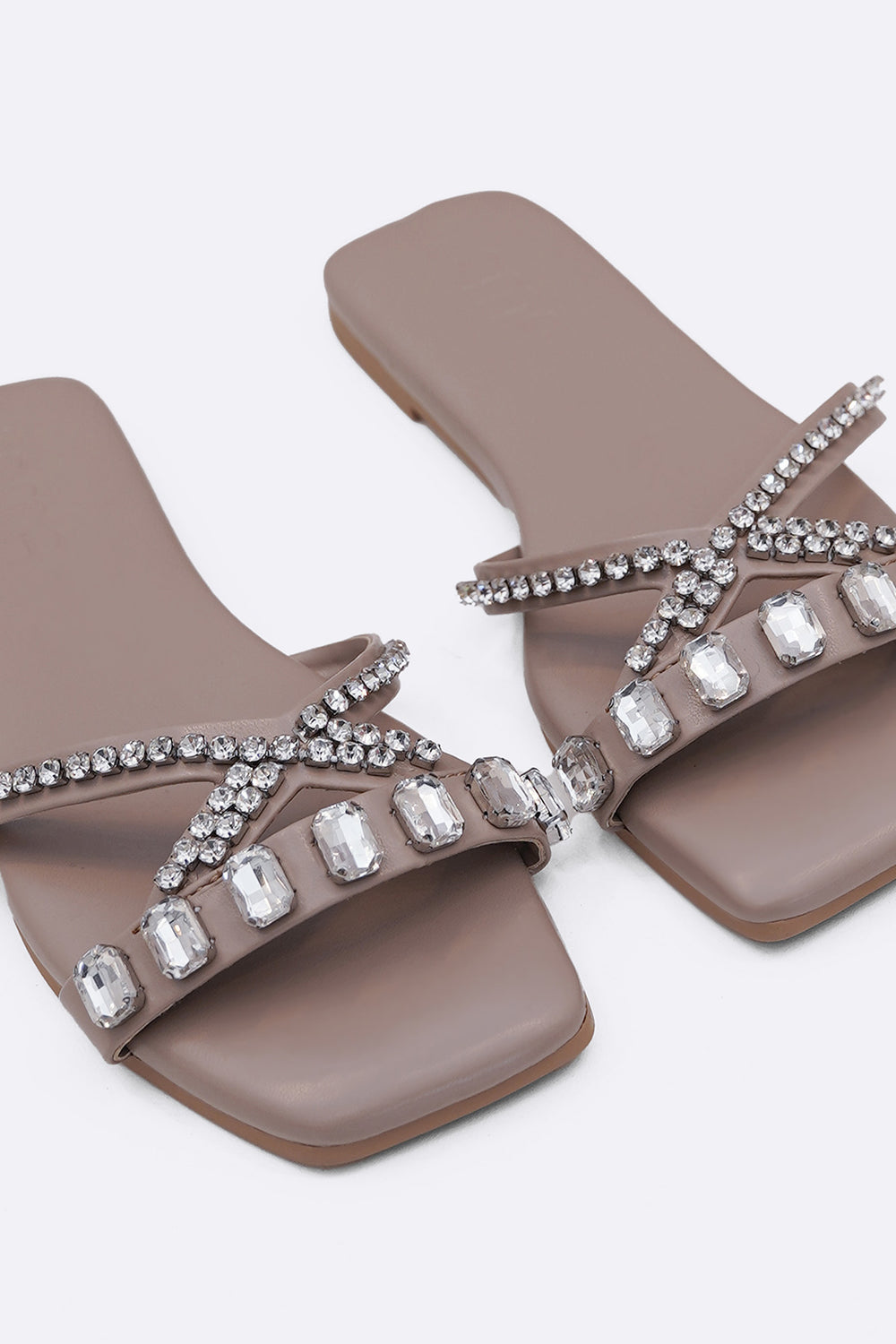 TAUPE CRYSTAL CONFETTI SLIDES