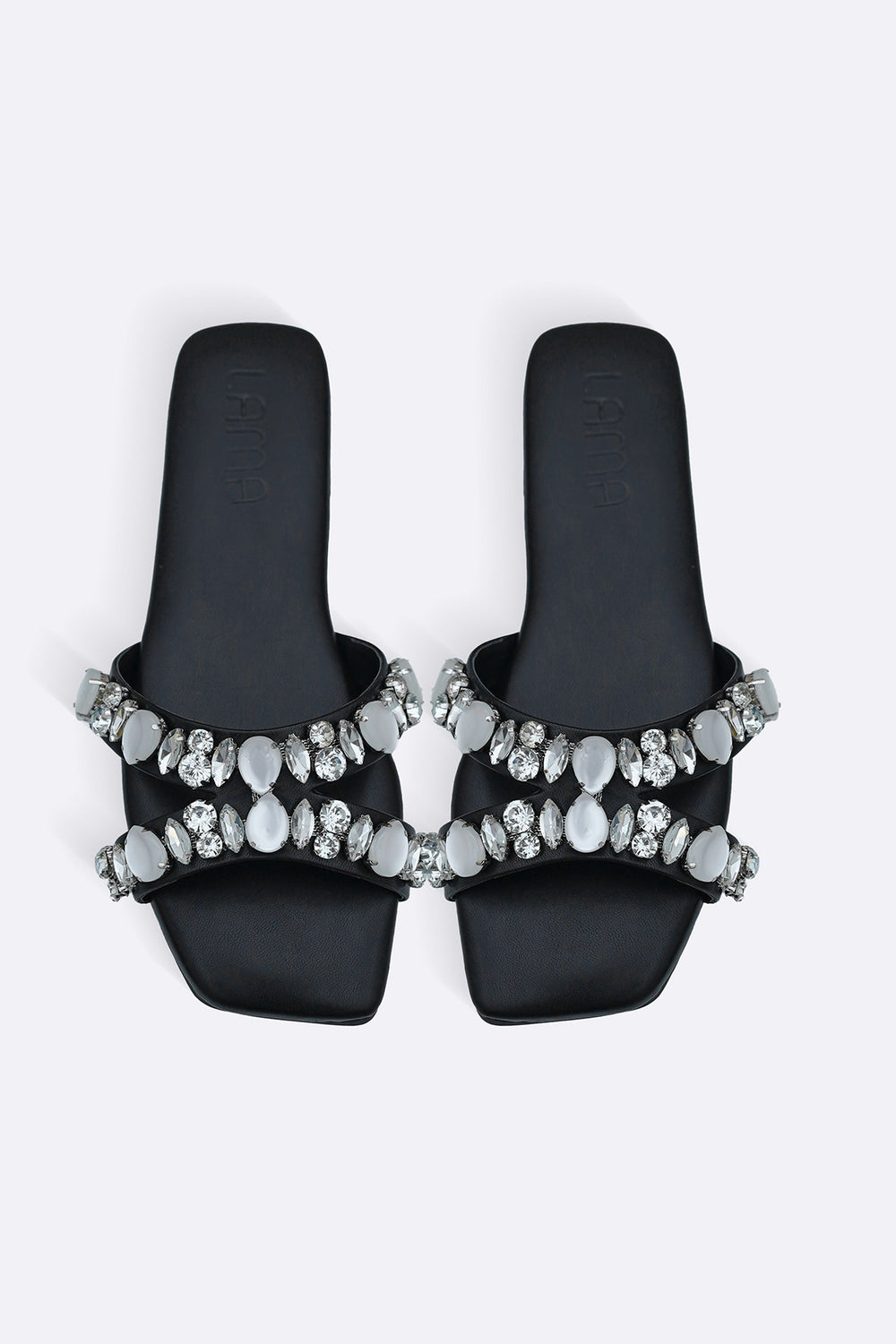 BLACK MOONSTONE SLIDES