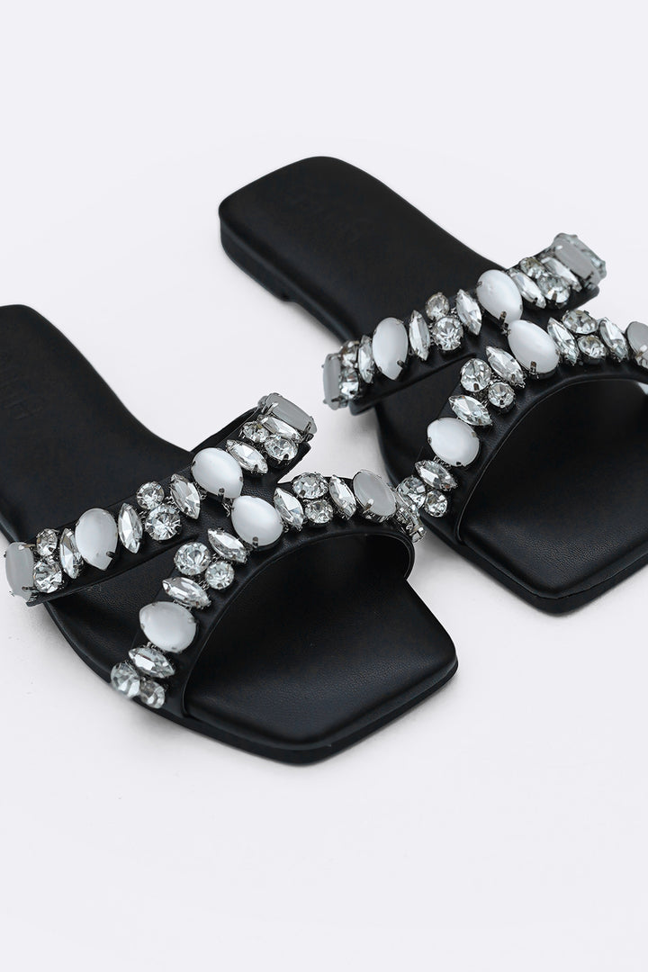 BLACK MOONSTONE SLIDES