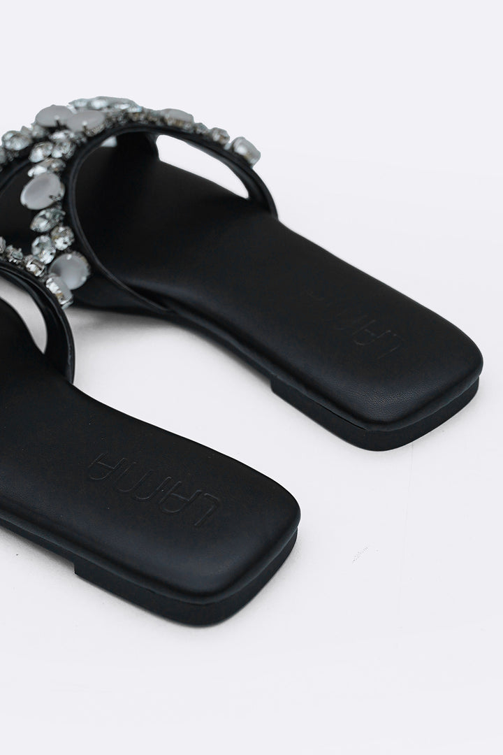 BLACK MOONSTONE SLIDES