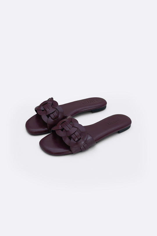 MAROON SOFT CORSO SLIDES