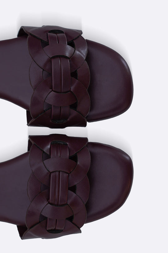 MAROON SOFT CORSO SLIDES