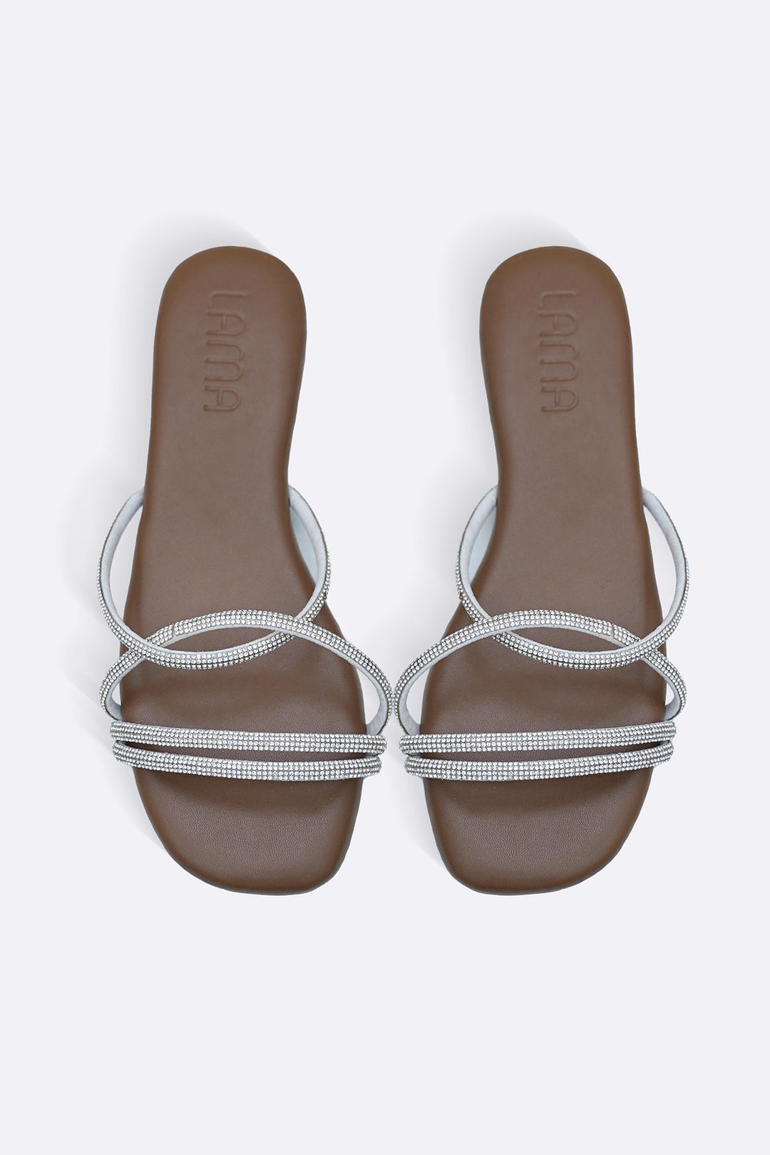 BROWN VINNY FESTIVE SLIDES