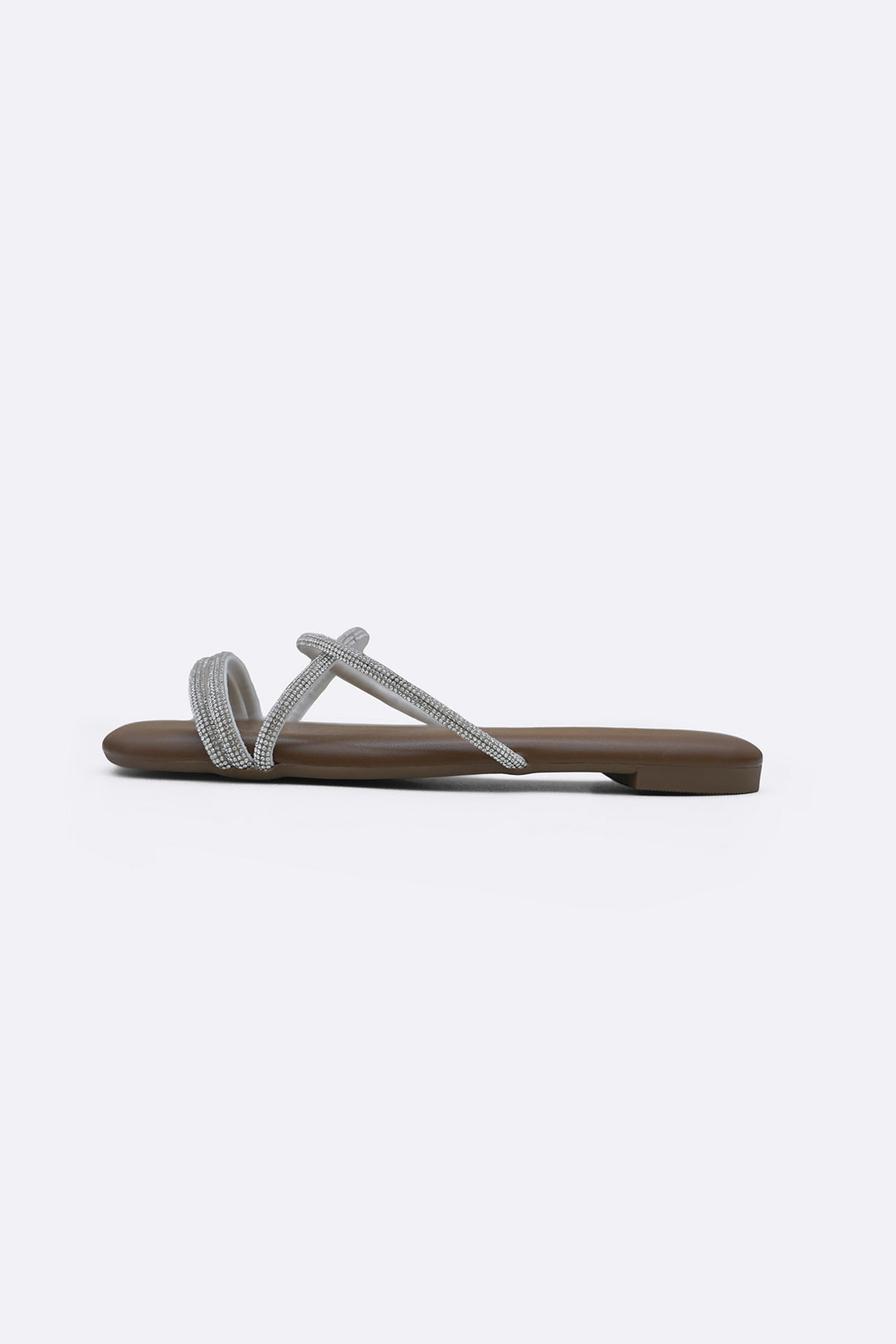 BROWN VINNY FESTIVE SLIDES