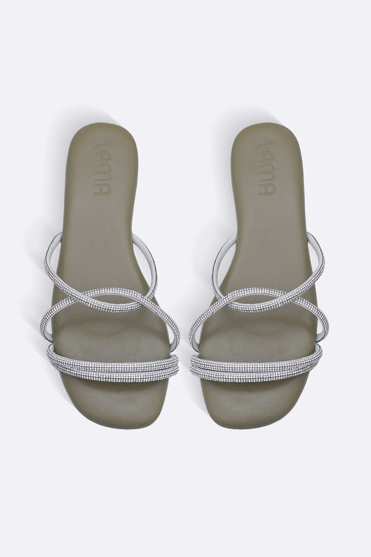 OLIVE VINNY FESTIVE SLIDES