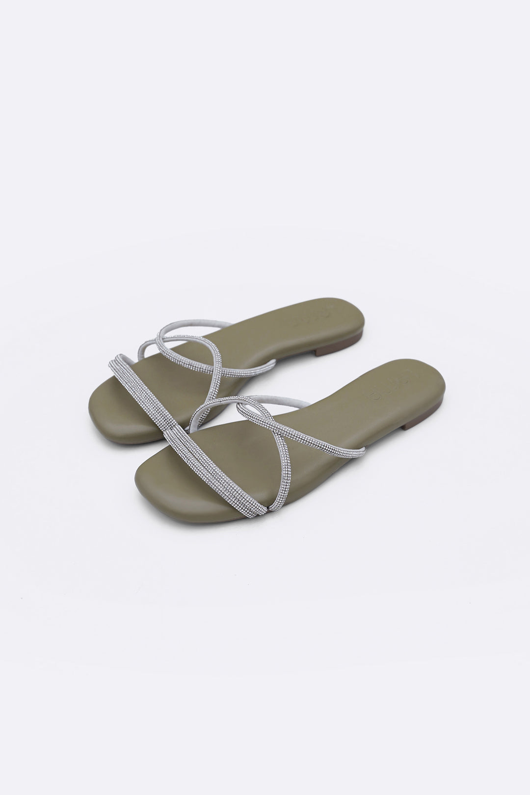 OLIVE VINNY FESTIVE SLIDES