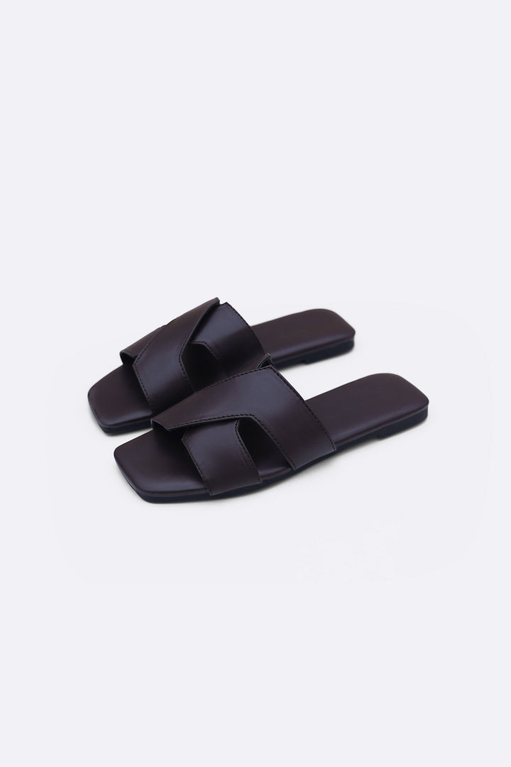 COFFEE YELITZA CROSS SLIDES