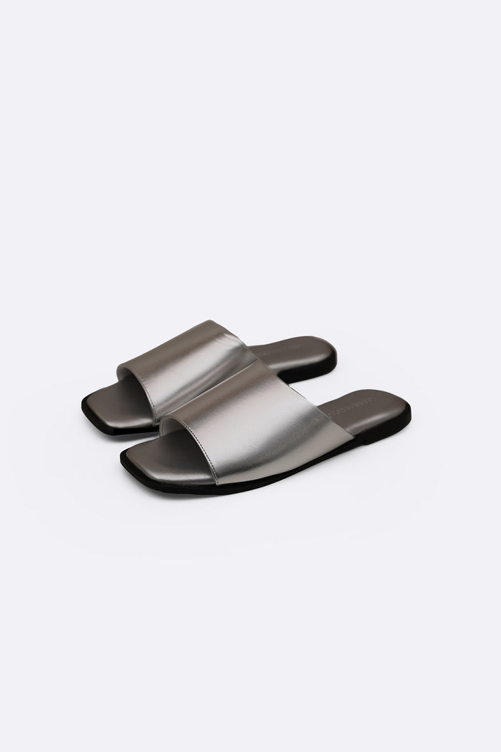 SILVER METALLIC SLIDE
