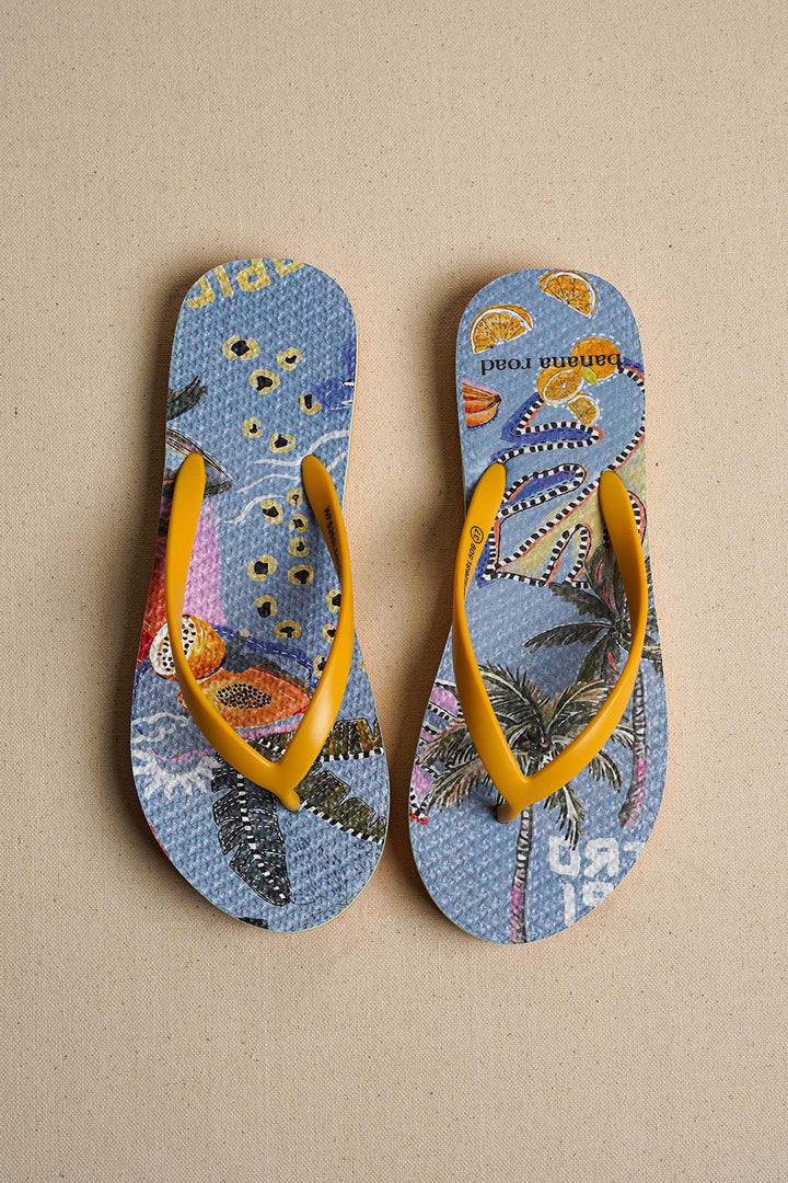 MULTI PALM PARADISE SLIPPERS