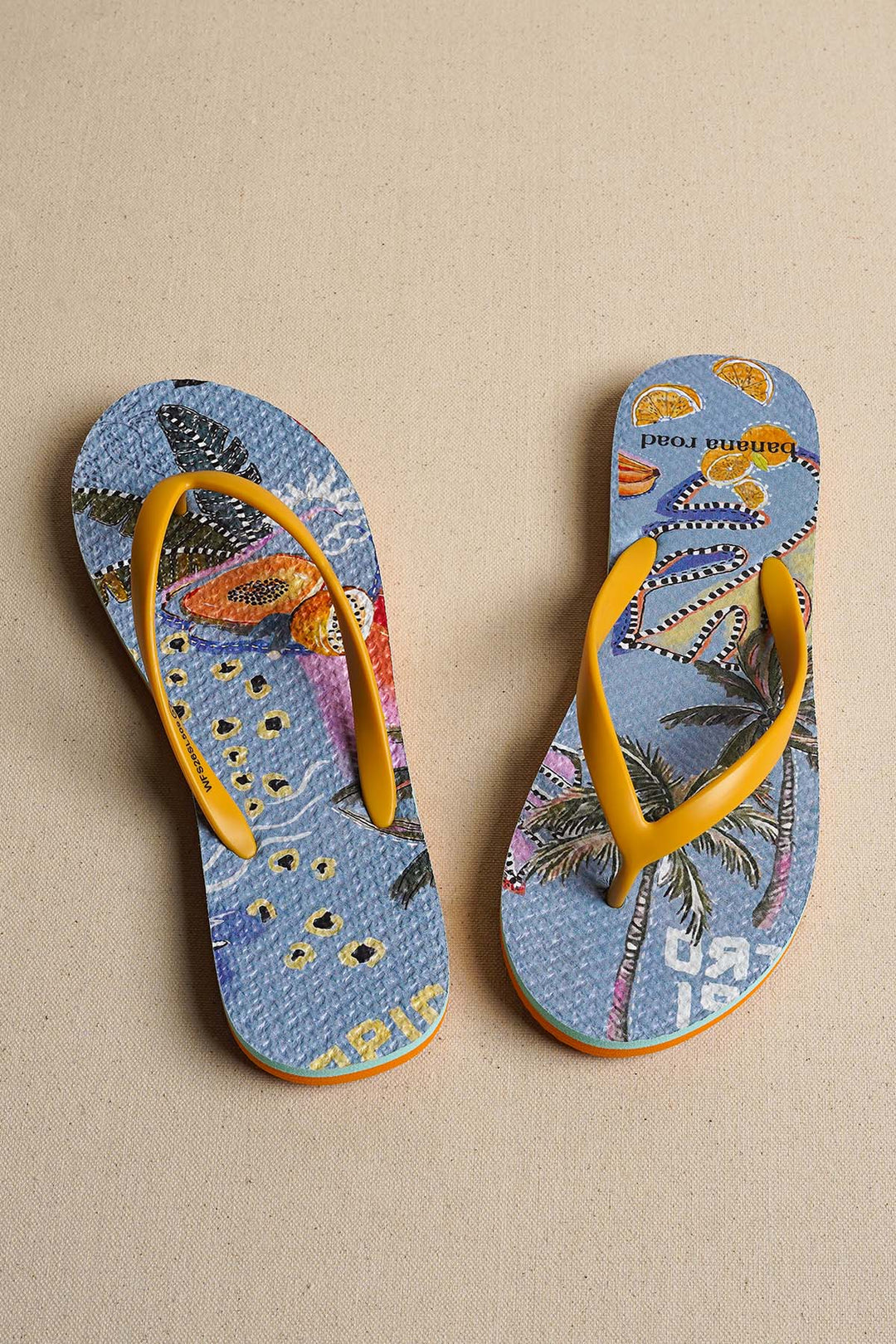 MULTI PALM PARADISE SLIPPERS