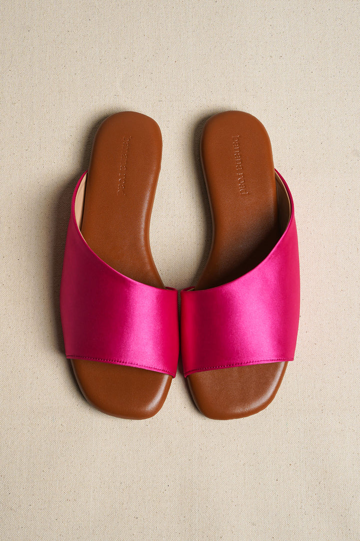 PINK TAFFY SLIP ONS