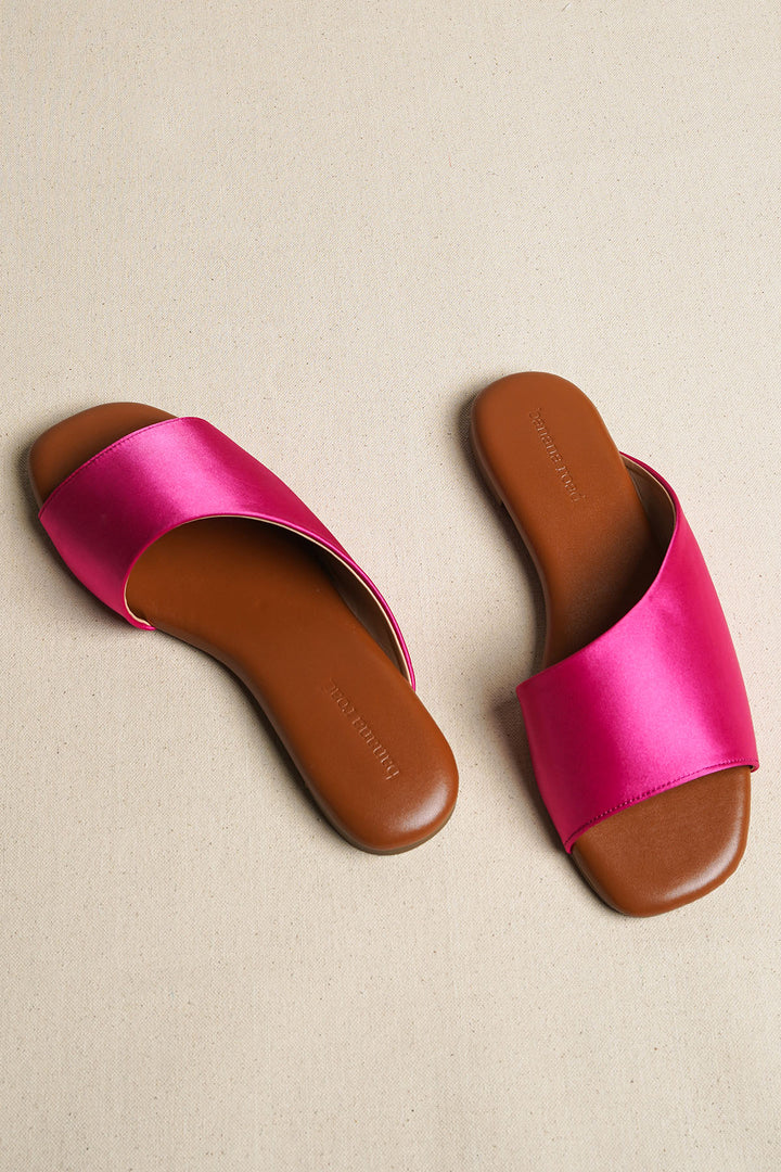 PINK TAFFY SLIP ONS