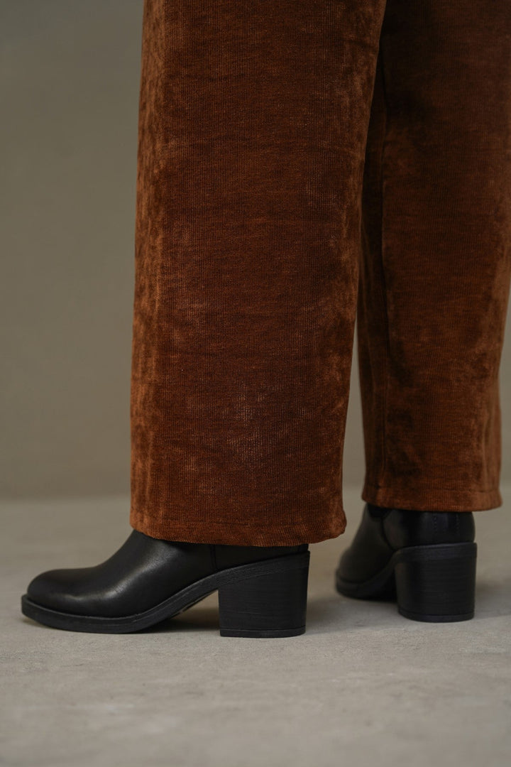 BLACK BLOCK LEATHER BOOTS