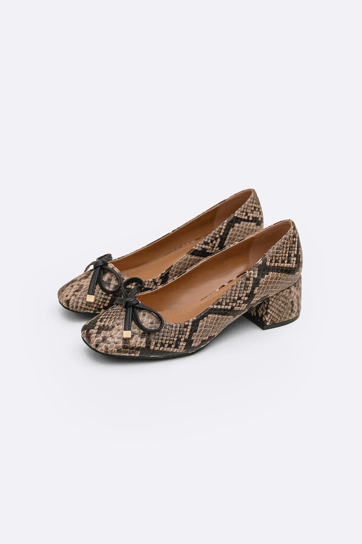 KHAKI MONDAY BLOCK HEELS