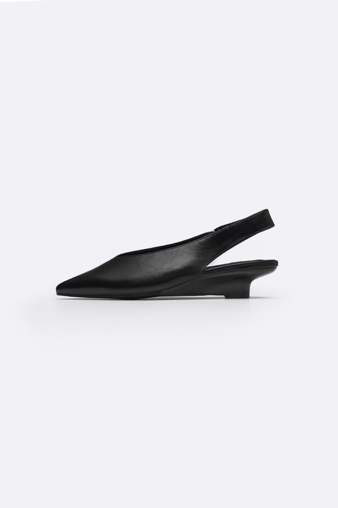 BLACK LISBON MINI WEDGE