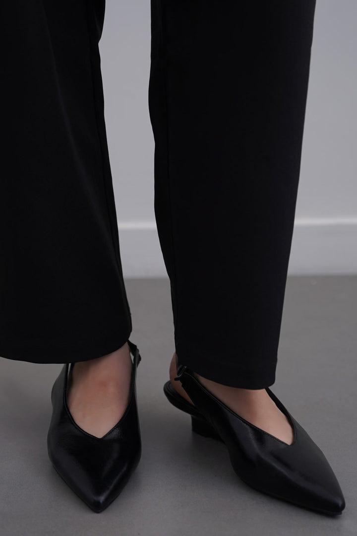 BLACK LISBON MINI WEDGE