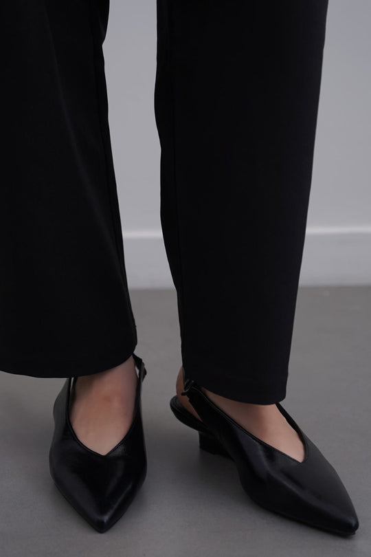 BLACK LISBON MINI WEDGE