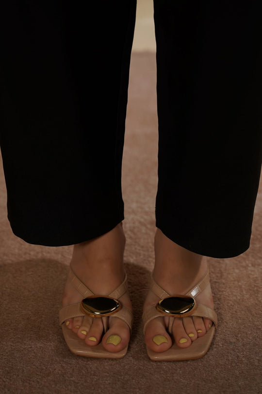 TAUPE OLD SCHOOL HEELS