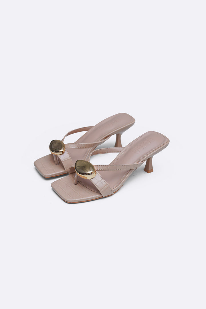 TAUPE OLD SCHOOL HEELS