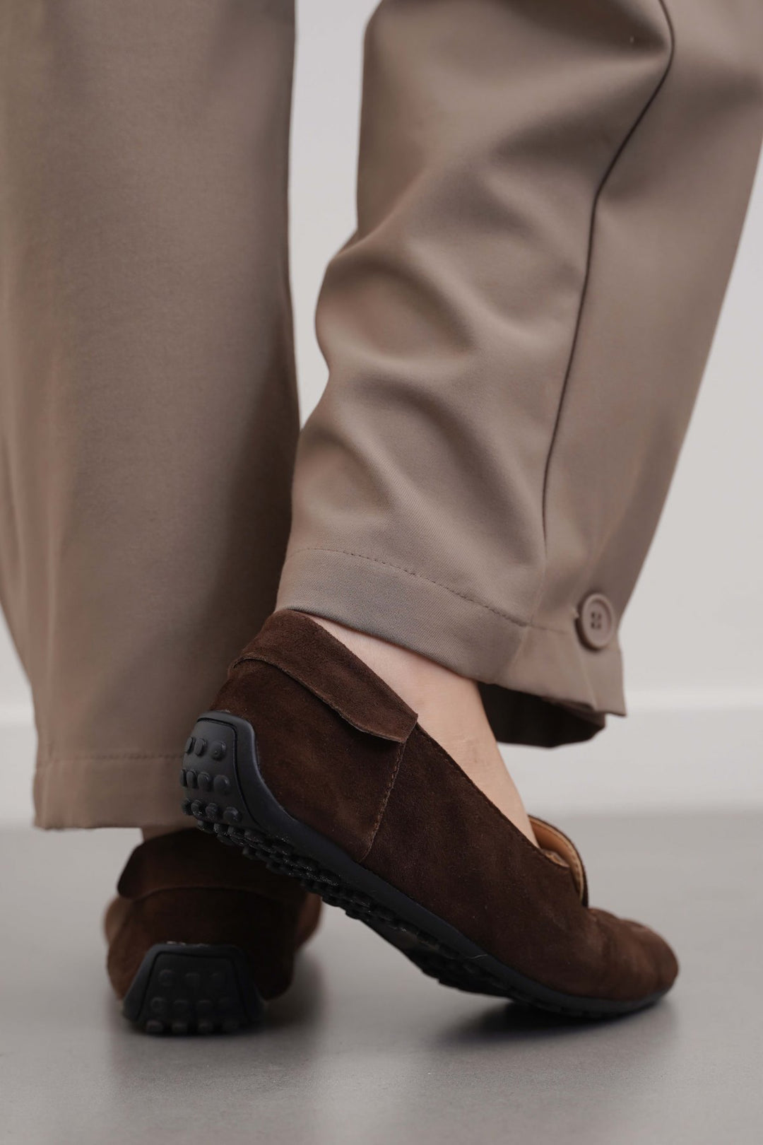 DARK BROWN JOURNALIST LEATHER LOAFERS