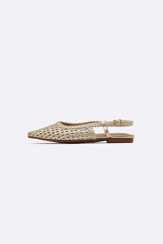 WEAVE SLINGBACKS