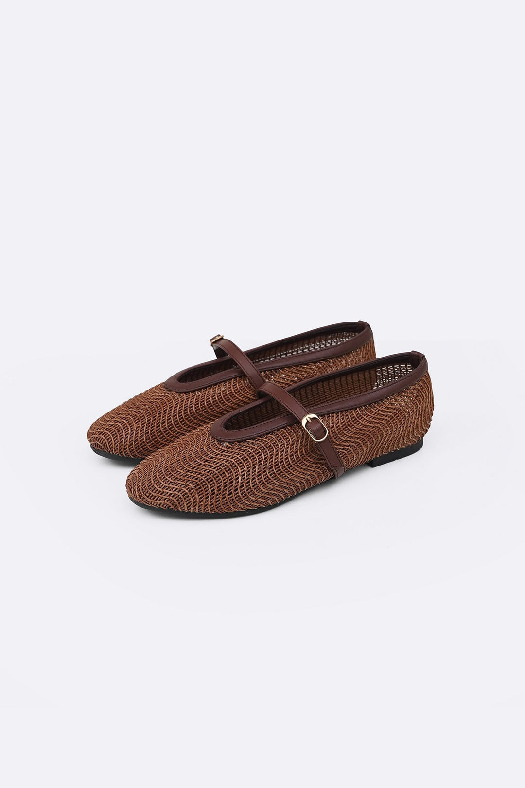 BROWN RESORT MARY-JANES