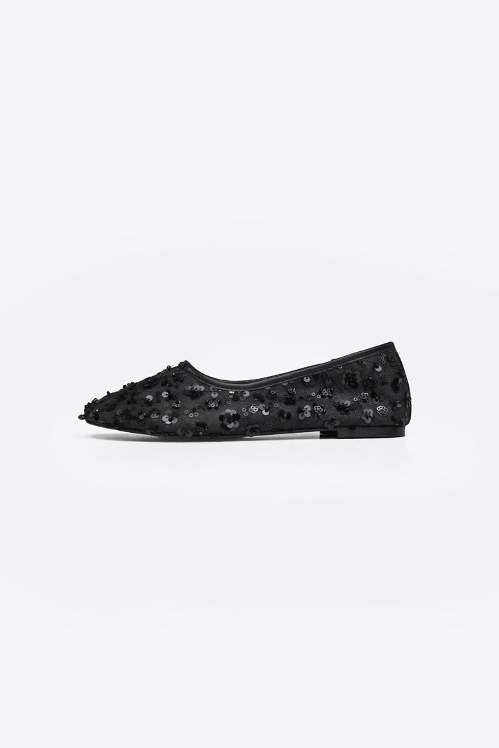 BLACK CONFETTI PUMPS