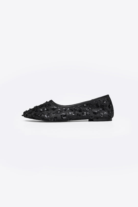 BLACK CONFETTI PUMPS