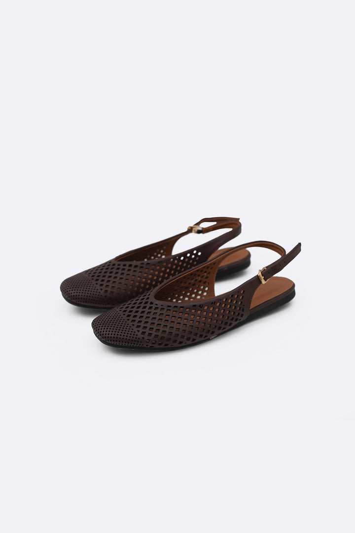 COFFEE RIVIERA SLINGBACK PUMPS