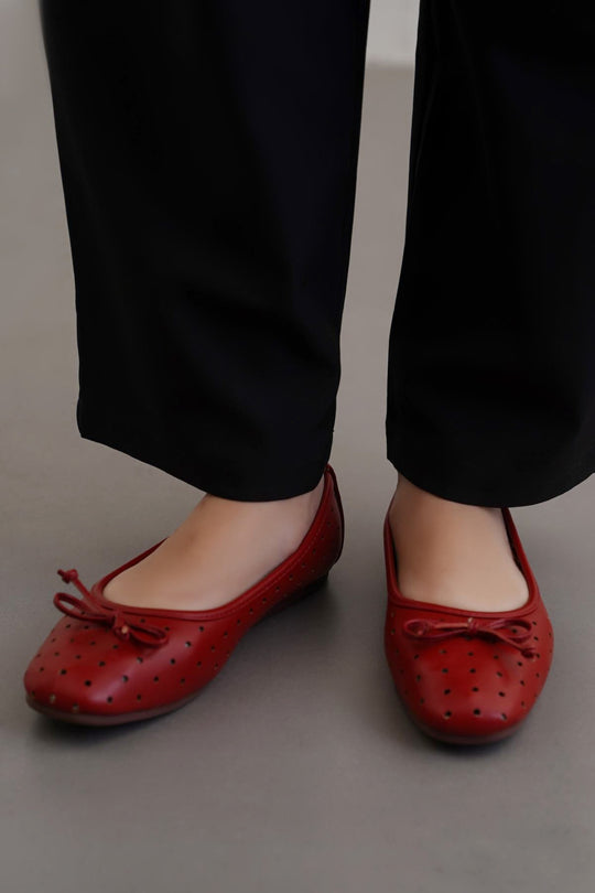 RED BUBBLE MAMA PUMPS