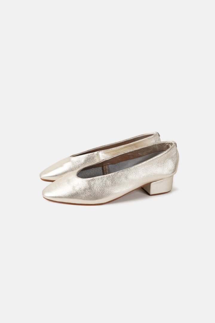 ZELIA LEATHER BLOCK HEELS