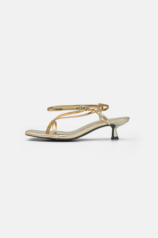 GOLD DUOMO MINI HEELS