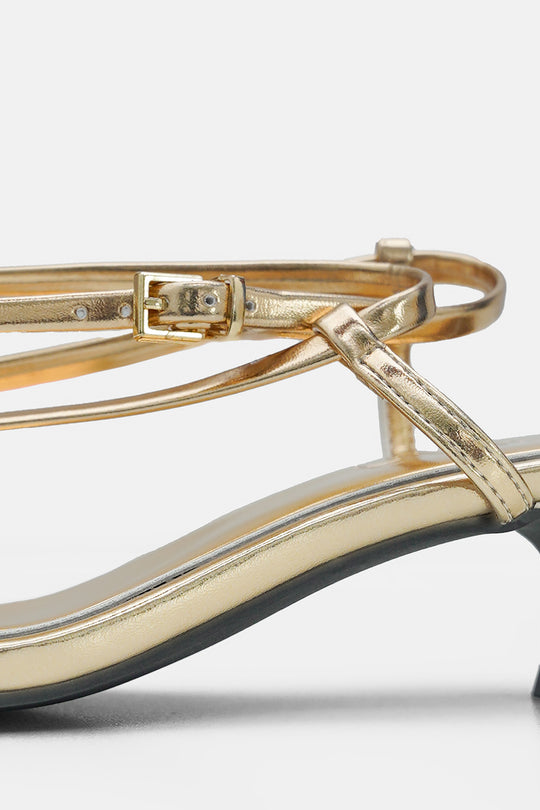 GOLD DUOMO MINI HEELS