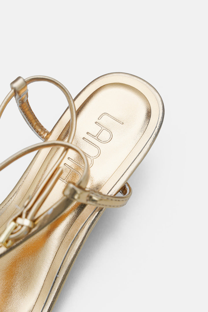 GOLD DUOMO MINI HEELS