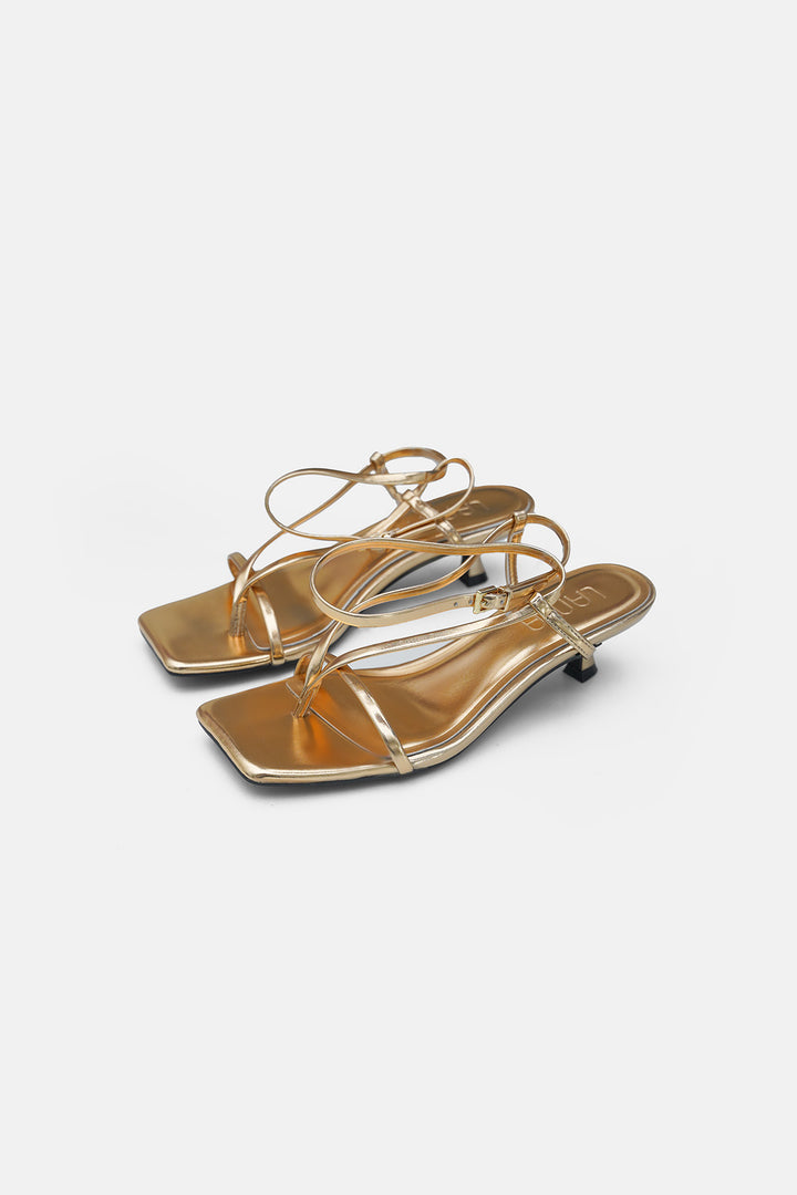 GOLD DUOMO MINI HEELS