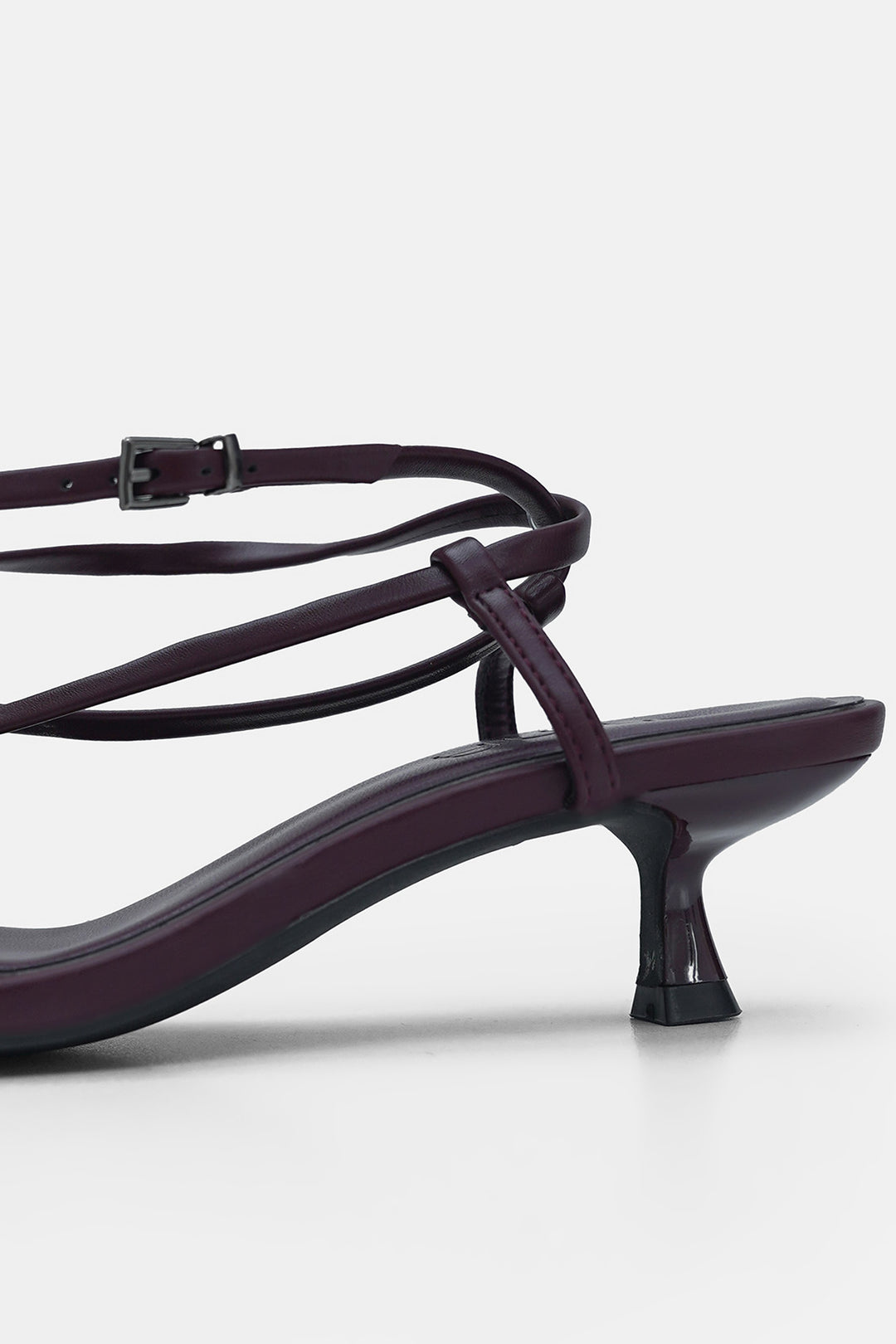 MAROON-DUOMO MINI HEELS