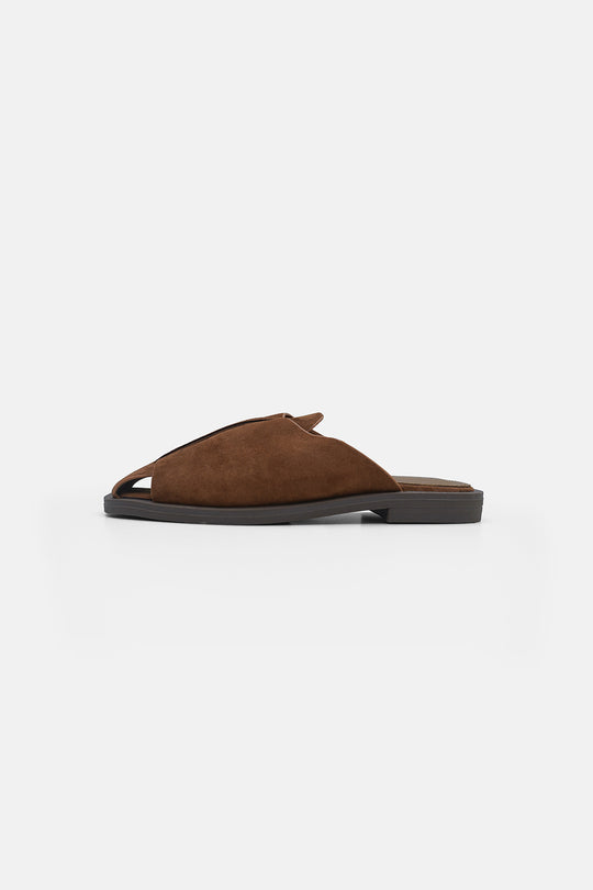 CAMEL PORTO WIDE CUSHION MULES